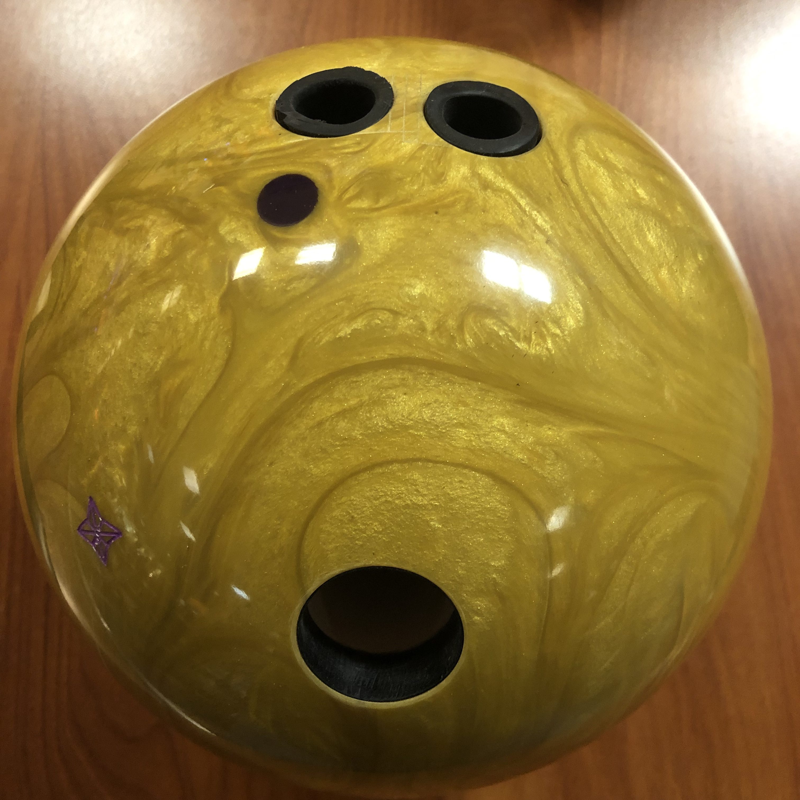 Roto Grip Hustle HSB (Hybrid) , Au (Gold Pearl), and INK Bowling Ball