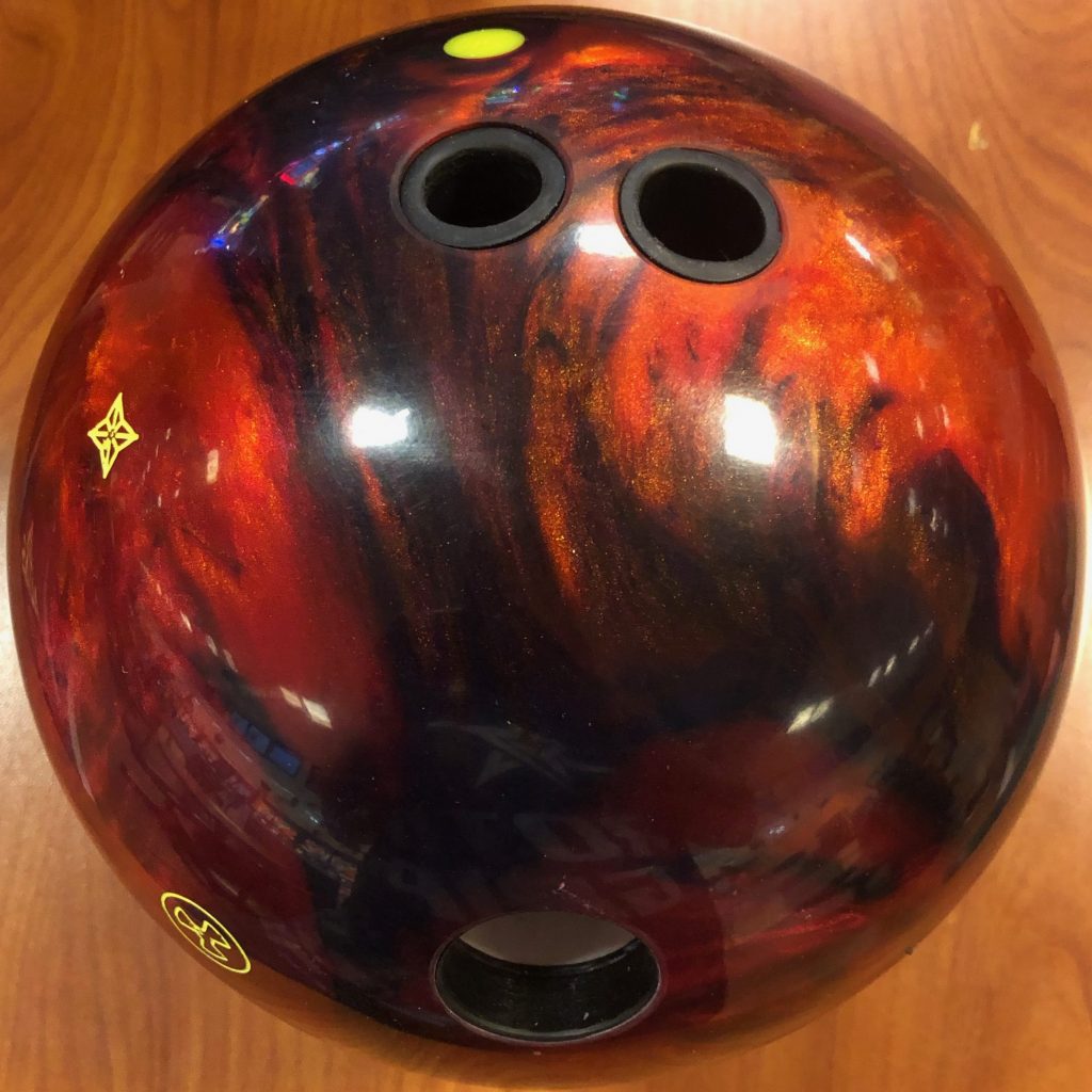 Roto Grip Nuclear Cell Bowling Ball Layout