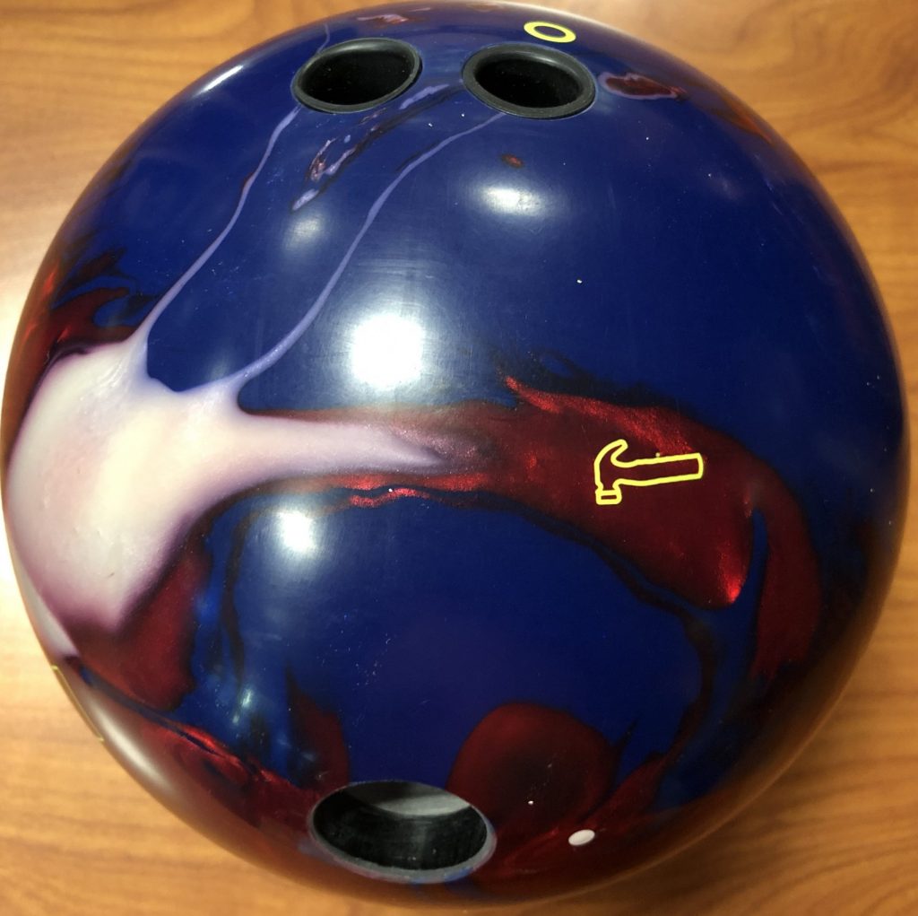Hammer Redemption Hybrid Bowling Ball Layout