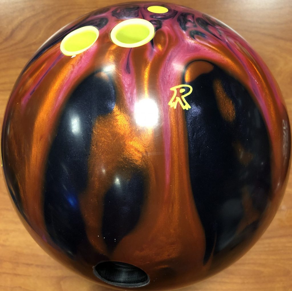Radical Zing Pearl Bowling Ball Layout