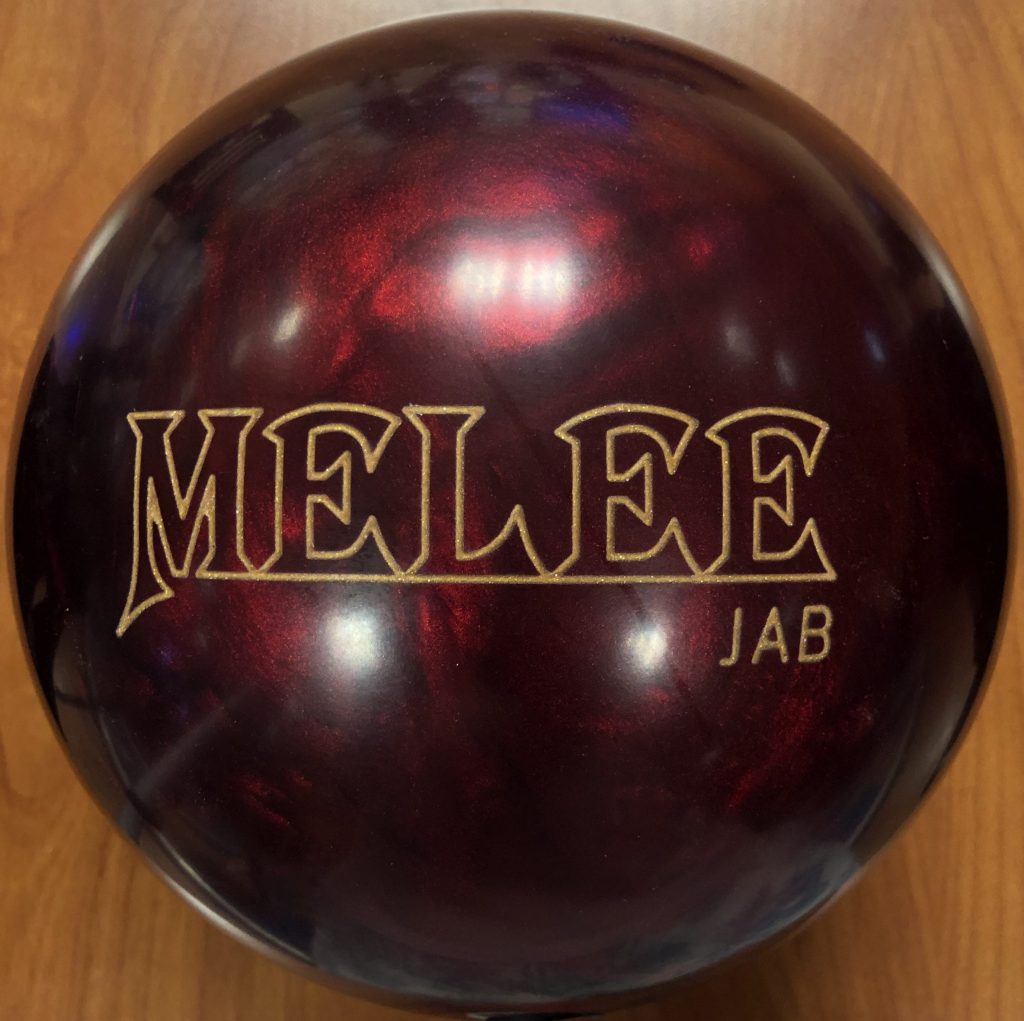 Brunswick Melee Jab Blood Red Bowling Ball