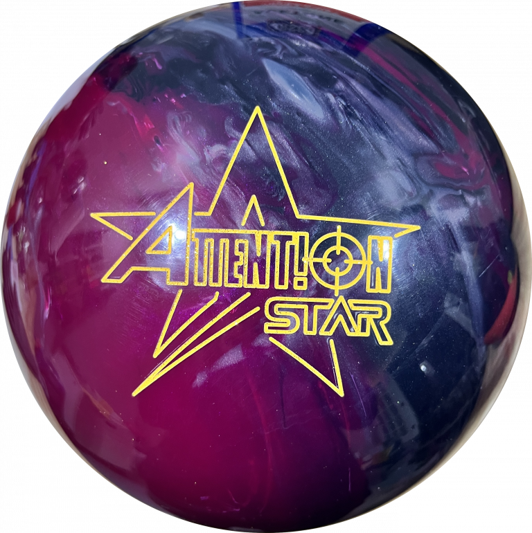 Roto Grip Attention Star S2 Bowling Ball - Berry/Silver/Black Aqua